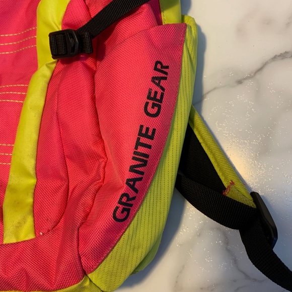 Granite Gear Barrier Pink and Yellow Backpack - Picture 2 of 6